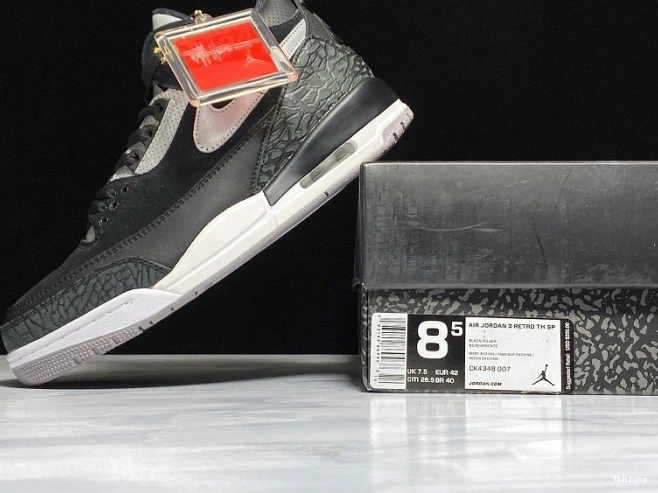 Reps TBK 3 CK4348-007 Air Black Cement Grey Jordan Tinker 0807